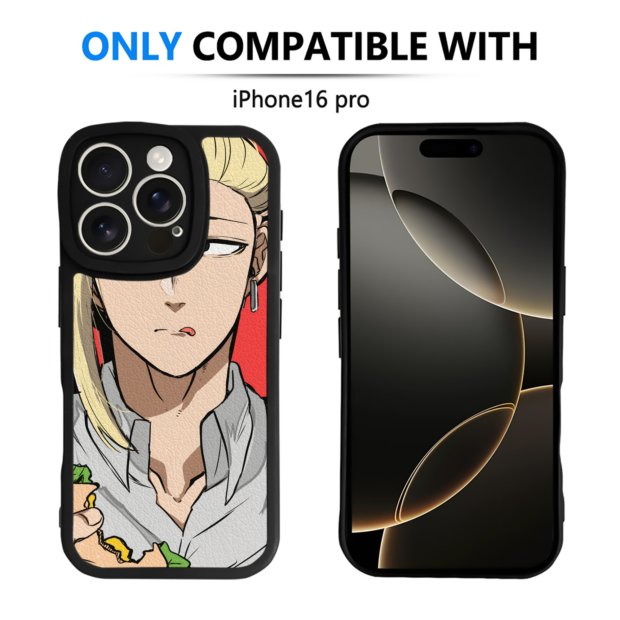 （画像用） 東京リベンジャーズ Tokyo Revengers 【iPhone 16シリーズ対応】シリコンスマホケース（レザー調） 材質：シリコン